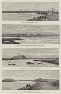 ナイル川の眺め 作： Charles Auguste Loye
